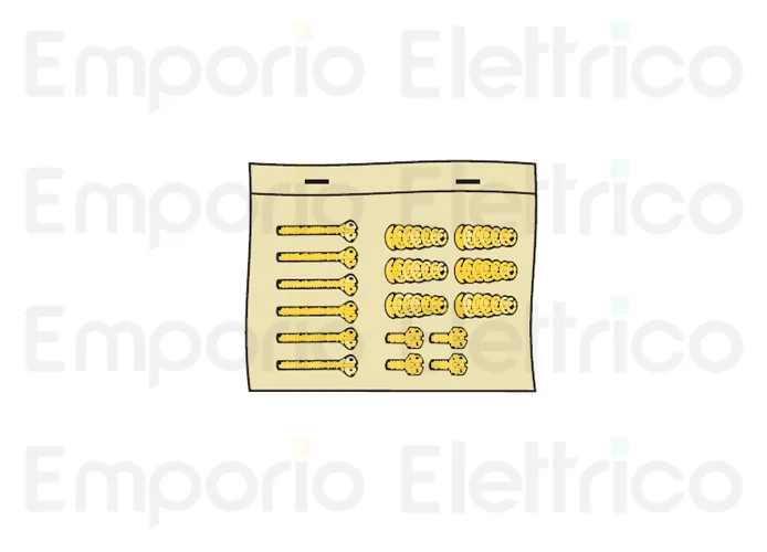 fadini 2x spare part set of screws and springs for photocells for difo 33 33016