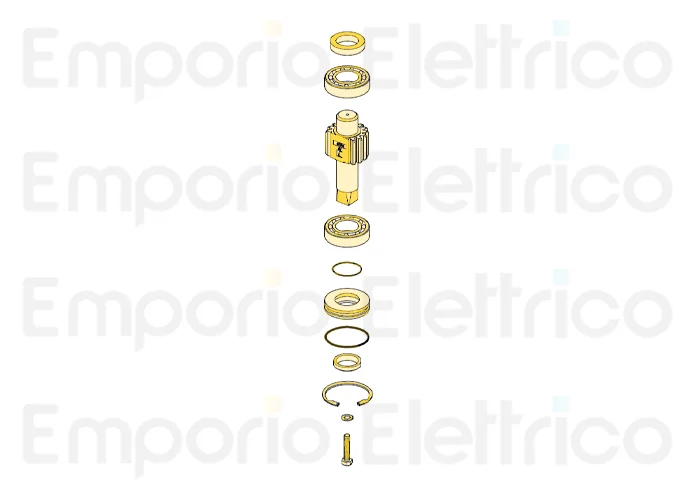 fadini spare part complete shaft for aproli 280/700 robusto 280960