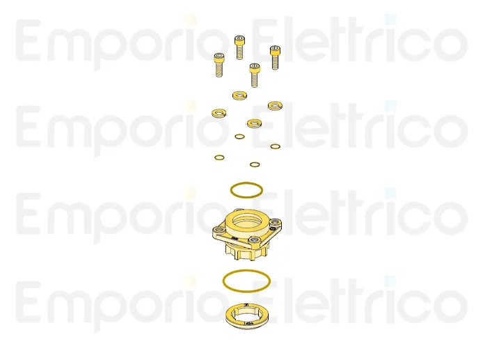 fadini spare part complete shaft support for aproli 380 lb 380132