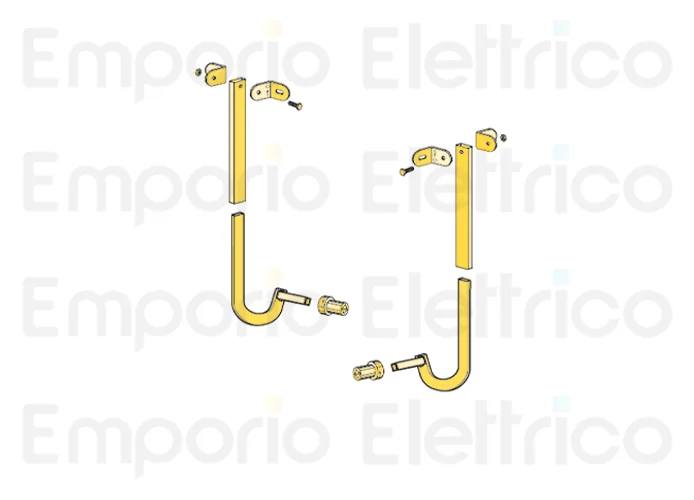 fadini spare part pair of curved arms for aproli 480 480140