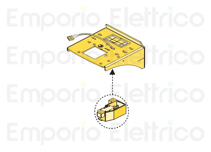 fadini spare part fastening plate for bart 350 35099