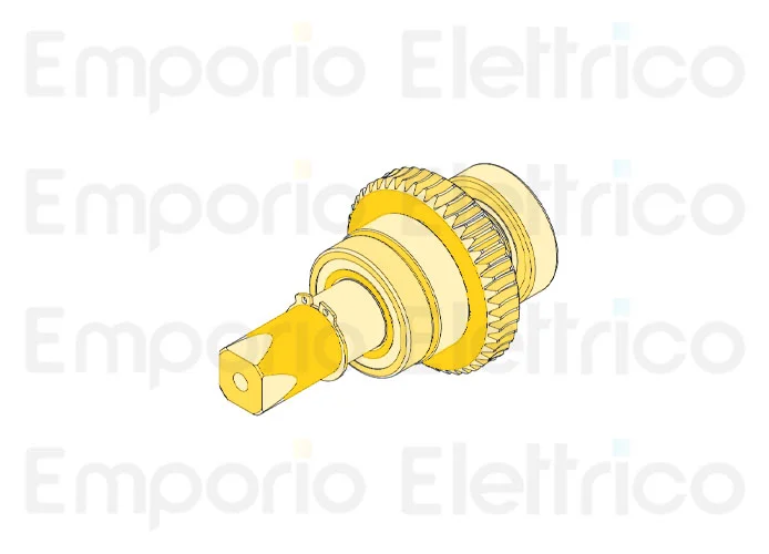 fadini spare part drive shaft with crown for bart 350 35103