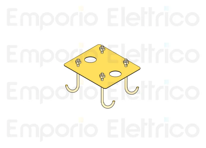 fadini spare part galvanised fixing plate for bayt 980 97308
