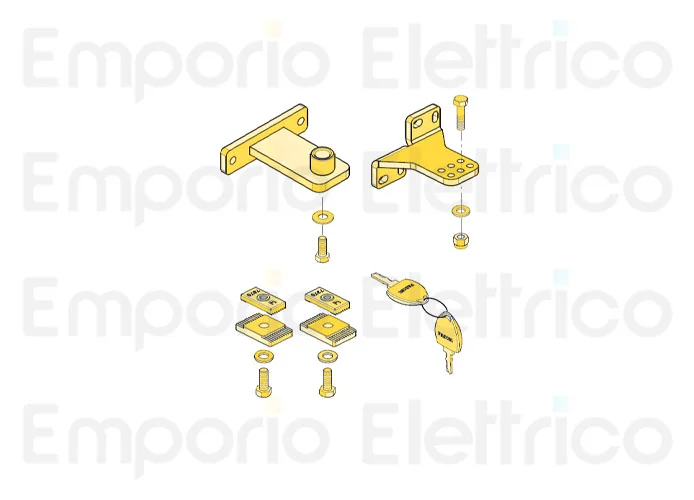 fadini spare part 1 accessory box for 1 dardo motor for dardo 424 / 430 430100