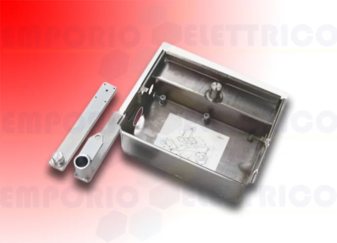 bft stainless steel foundation box w/levers btcf 120 e inox 2600091 n733398