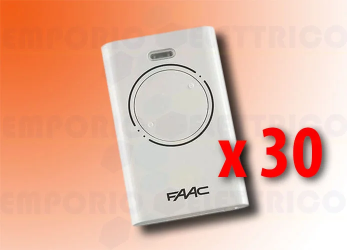 faac 30 x 2-channel remote controls xt2 433 slh lr 787007 (new code 787032)