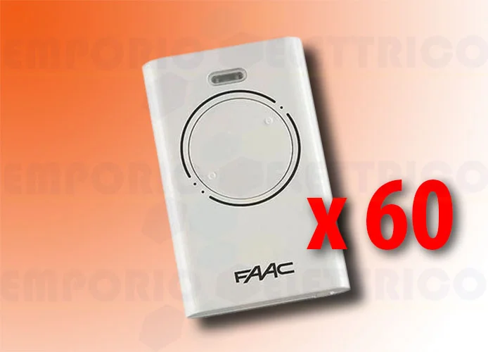 faac 60 x 2-channel remote controls xt2 433 slh lr 787007  (new code 787032)