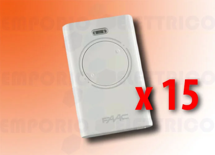 faac 15 x 2-channel remote controls xt2 868 slh lr 787009 (new code 787030)