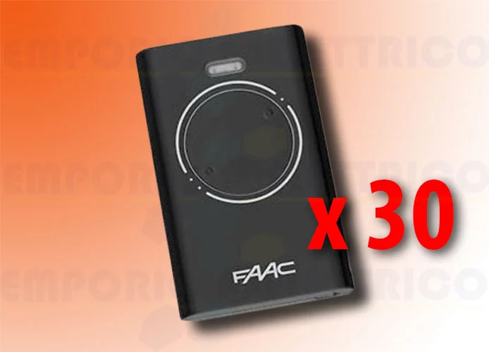 faac 30 x 2-channel remote controls xt2 433 slh lr 7870071 (new code 787032)