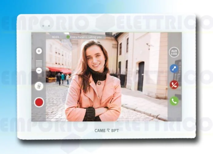 came bpt white ftf wifi hands-free video intercom xts 7ip wh wifi 840ch-0060