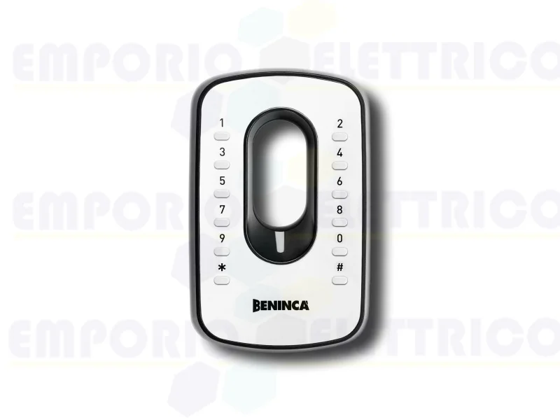 beninca wireless digital keypad aluminium casing triple coding ip54 iri.kpad&nbsp;9760033