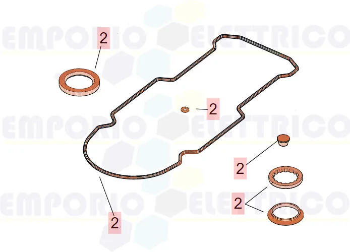 faac spare part gasket package 770n (2020) 63003398