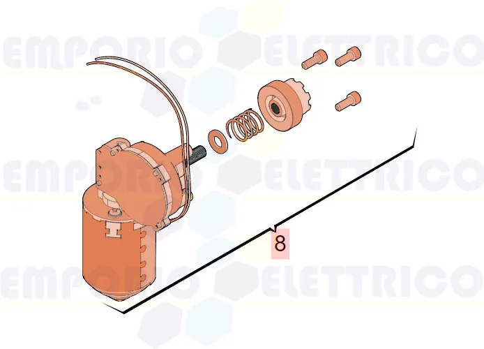 faac spare part motor group s2500i 63003382