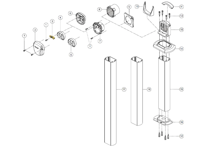 fadini spare part terminal for fit 55 55003