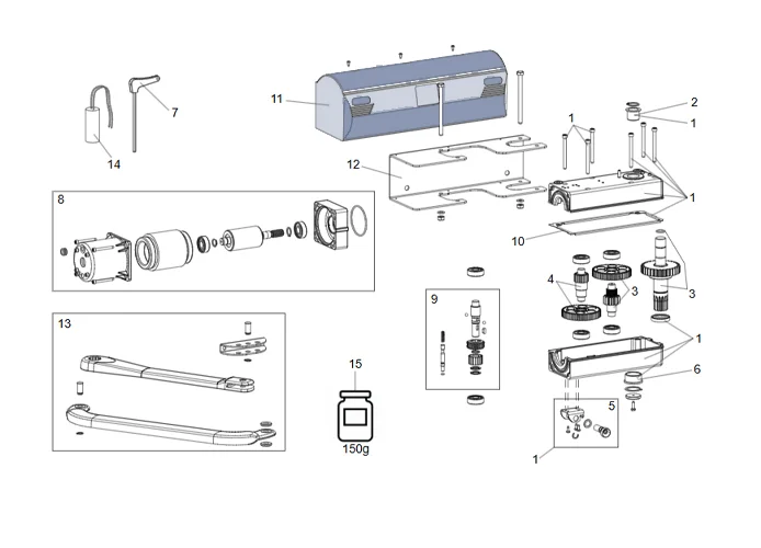 genius spare part external carter pack f0602 00058F0602X