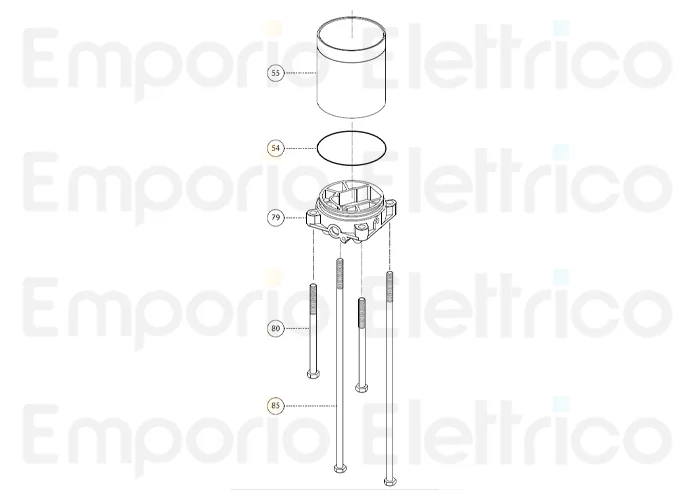 fadini ricambio tirante m8x298 2pz per aproli 480 48085 2