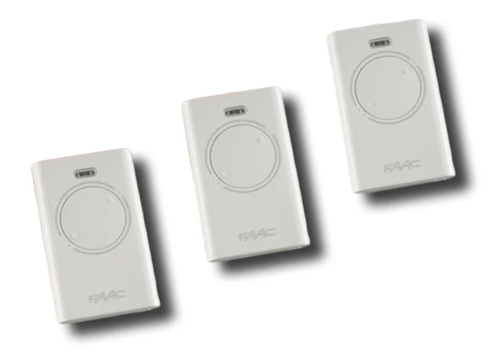 faac 3 x 2-channel remote controls xt2 433 slh lr 787007 (new code 787032)