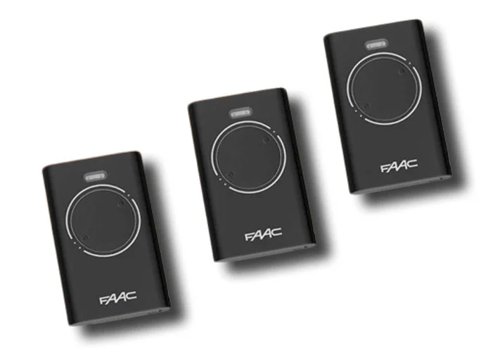 faac 3 x 2-channel remote controls xt2 868 slh lr 7870091 (new code 787030)