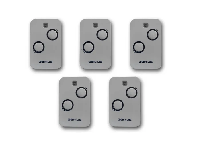 genius 5 2-channel remote controls 868mhz jlc kilo tx2 6100332 (new 787034)