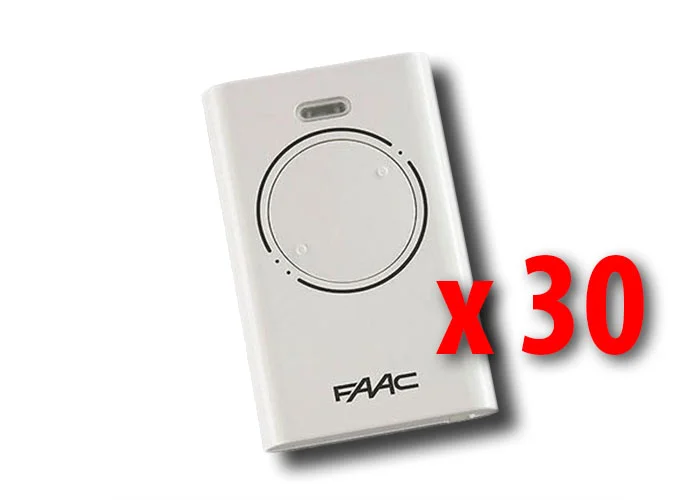 faac 30 x 2-channel remote controls xt2 433 slh lr 787007 (new code 787032)