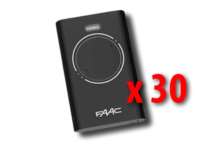 faac 30 x 2-channel remote controls xt2 433 slh lr 7870071 (new code 787032)