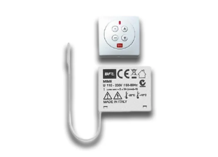 bft two-channel indoor receiver 433 mhz mime ac pad kit 2611782 r400008