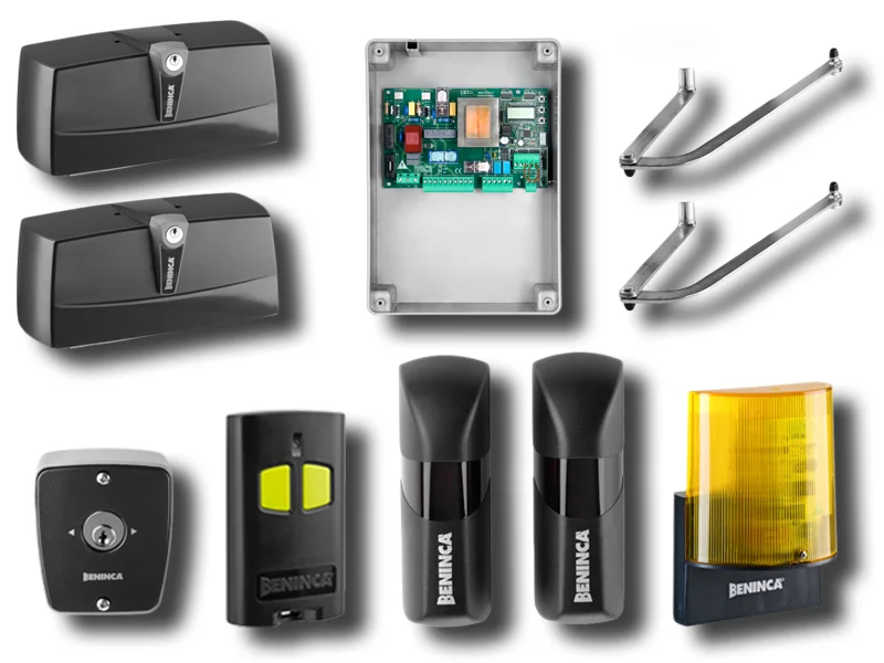 beninca automation kit for swing gates 230v kpr+tokey 9598783