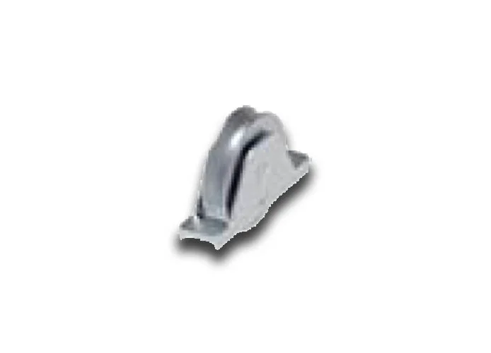fadini wheel ø 120 mm v-neck for sliding gates 2064l 