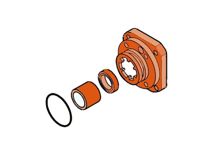 faac spare part front flange 400 positive stop 4994625