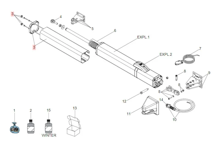 faac spare part carter group s450h 63003332
