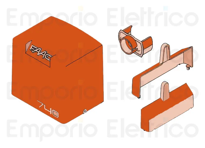 faac ricambio gruppo coperchio 740/7 63003527 (ex 63003321)