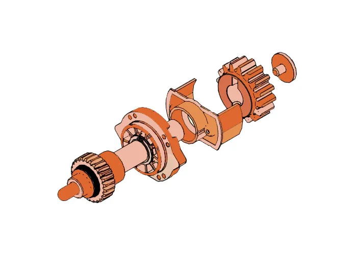 faac spare part new slow shaft group 740-741 63000509