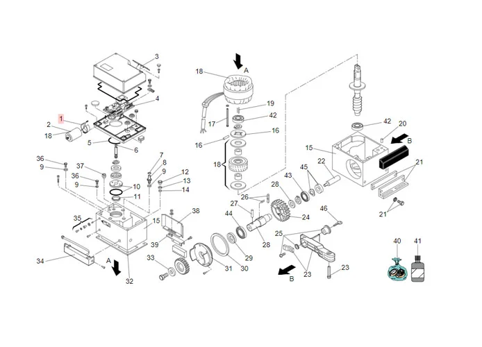 faac spare part 780d cover and condenser support 63003341