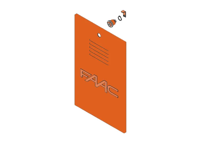 faac spare part cover group 884 4282385