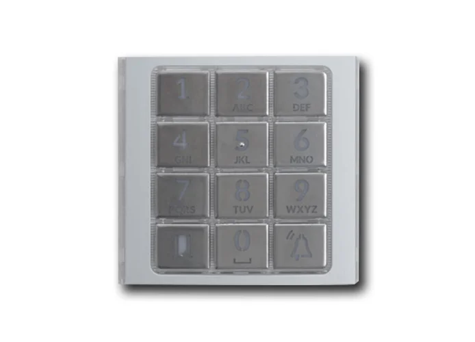 came bpt front plate aluminium keyboard module mtmfkb 60020270