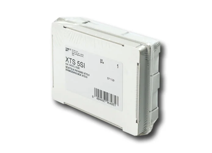 came bpt box for recessed installation, internal places xts 5 xts 5si 840xc-0090