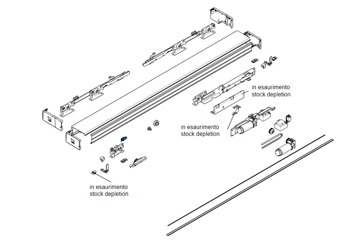 came spare part belt attachment sipario 119rip139