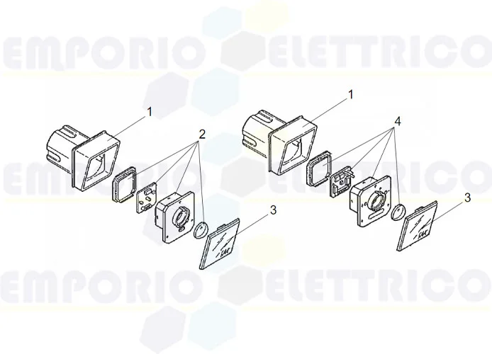faac spare parts page for fotoswtich