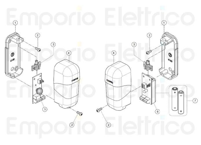 fadini page spare parts for orbita 57