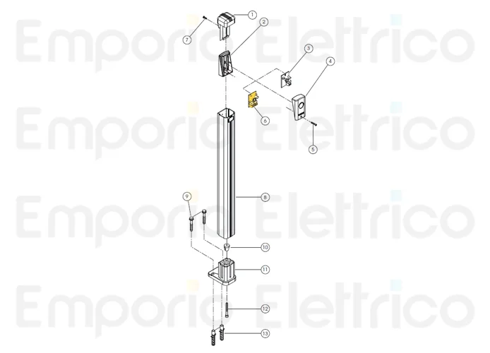 fadini spare part photocell receiver board for trifo 11 11006