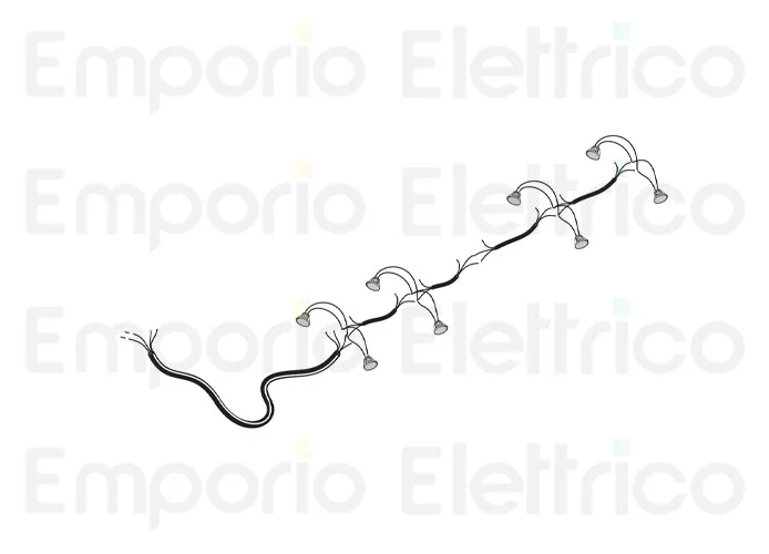 fadini spare part electrical cable with 8 LED spotlights for bayt 980 97378