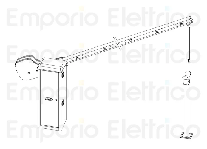 fadini galvanised steel counterweight kit 9 pcs. for bayt 980 1970l 