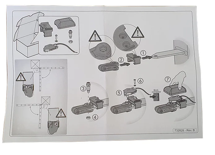 faac safecoder absolute magnetic encoder bus 404041 (new code 404048)