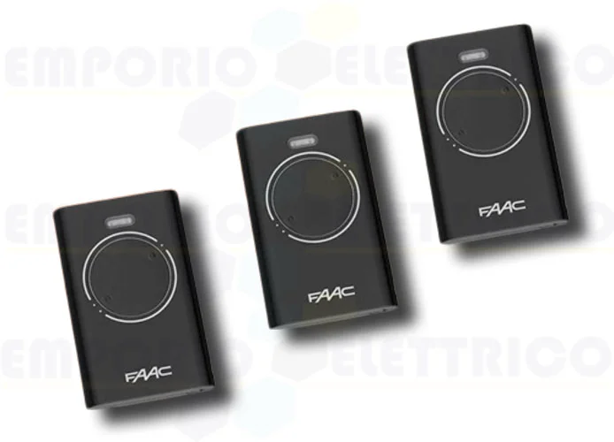 faac 3 x 2-channel remote controls xt2 868 slh lr 7870091 (new code 787030)