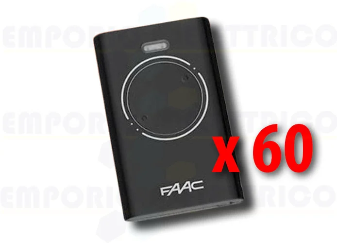 faac 60 x 2-channel remote controls xt2 433 slh lr 7870071 (new code 787032)