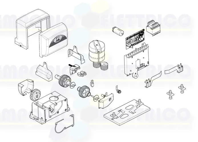 came motor spare parts page 001bx-68 bx-68 