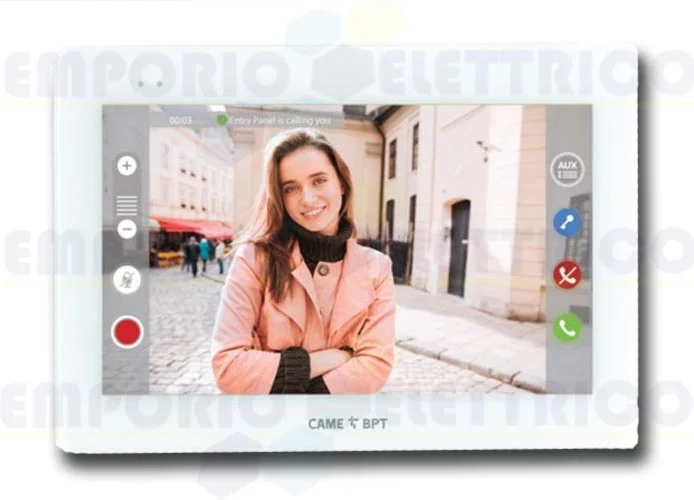 came bpt white ftf wifi hands-free video intercom xts 7ip wh wifi 840ch-0060