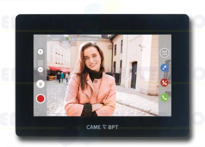 came bpt black ftf wifi hands-free video intercom xts 7ip bk wifi 840ch-0070