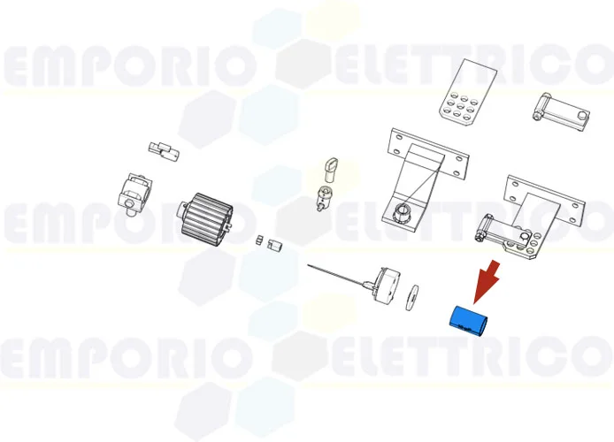 came spare part microf 9 capacitor with cables 119rir293