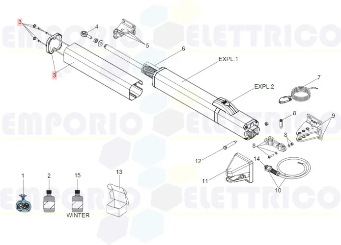 faac spare part carter group s450h 63003332